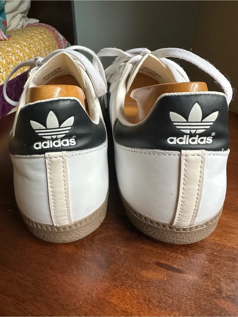 Adidas Samba Classic White Black Gum Leather Sneakers Men’s Size 12 G17102
